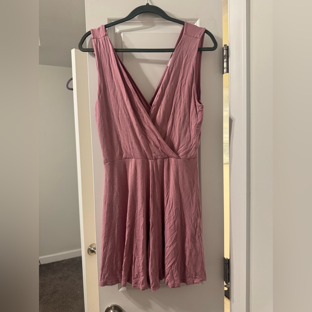 Zenana Outfitters Rose Pink Romper